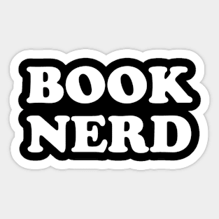 Book Nerd Sticker